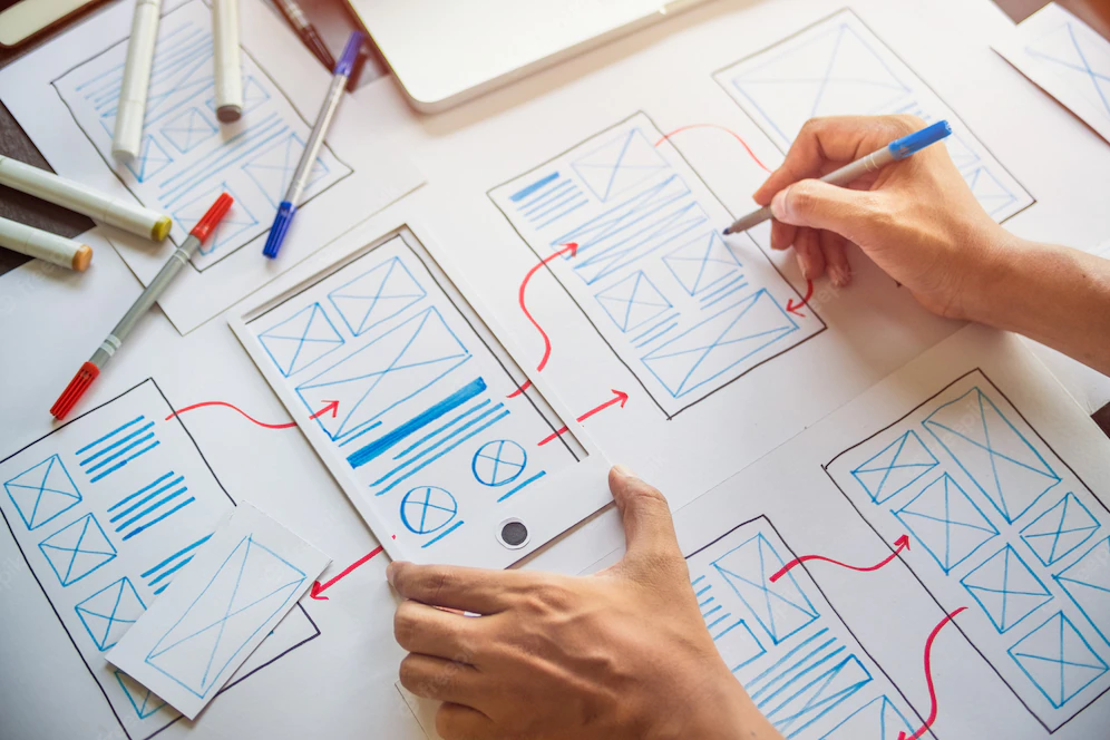 UI and UX Design Of An Application